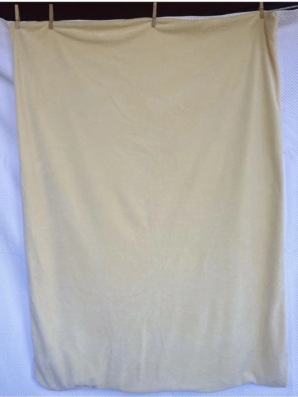 POTTERY BARN KIDS  Toddler 2 Yellow Chamios Duvet Covers AND PBK Down Insert GUC
